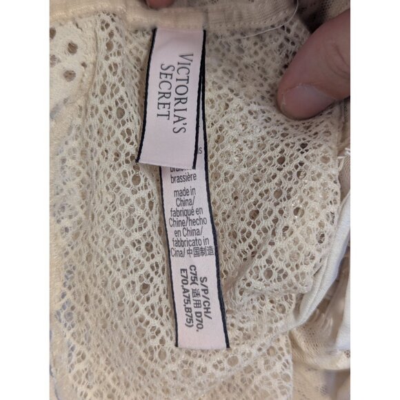 Victorias Secret Dream Angels Cream Lace Bralette Top Size S/P - Picture 5 of 6
